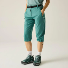 Regatta WnsXertStrhCprLt Női túra capry nadrág zöld