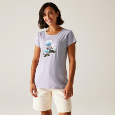 Regatta Women&#039;s Breezed V Nőo pamut póló lila női póló