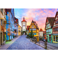 Régi város Rothenburg Németország Puzzle 1000 darabos puzzle, kirakós