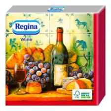 Regina Szalvéta REGINA Wine Red 3 rétegű 33x33 cm 15 darabos papírárú, csomagoló és tárolóeszköz