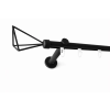  Reims fekete színű 1 rudas belsősínes fém karnis szett (19 mm) - 160 cm