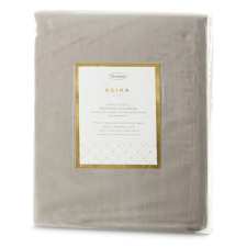  Reina23 fodrokkal díszített pamut-szatén ágyneműhuzat Világosbarna 220x200 cm - 70x80 cm 2db lakástextília