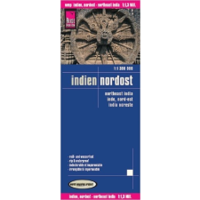 Reise Know-How Észak-kelet India térkép Reise 1:300 000 térkép