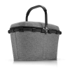Reisenthel CARRYBAG-ISO szürke mákos-fekete bevásárlókosár fazonú hűtőtáska BT7052
