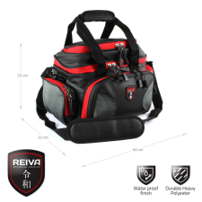 Reiva Pergető táska 40x22x25cm 4 dobozzal horgászkiegészítő