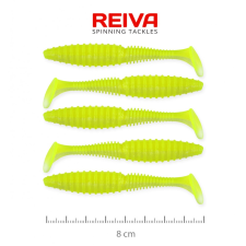 Reiva Zander Power Shad 8cm 5db/cs (citromsárga) csali