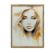 REJTEZETES SZÉPSÉG FALI PLAKÁT KERET NÉLKÜL 70x100 CM MATT PAPÍR grafika, keretezett kép