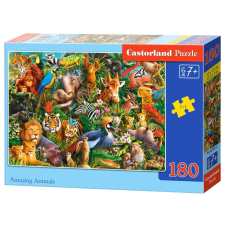  Rejtvény 180 darab B-018512 Amazing Animals puzzle, kirakós