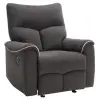  Relax fotel, sötétszürke/világosszürke, NADER