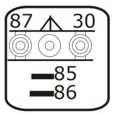  Relé 24V 100A elektromos autós kellék