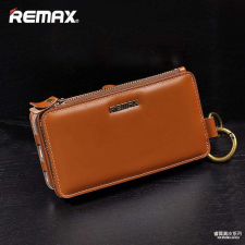 REMAX barna bőr pénztárca tok iPhone 6 6S (4,7") tok és táska