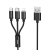 REMAX Gition 3in1 RC - 131th Nylon Fonott USB - micro USB / Lightning / USB - C kábel 2,8 A. 1,15...
