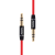 REMAX RL-L200 Mini jack 3.5mm AUX cable, 2m (red)