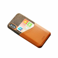 REMAX RM-1650 iPhone XS Max (6,5&quot;) barna bankkártya tartós hátlap tok tok és táska