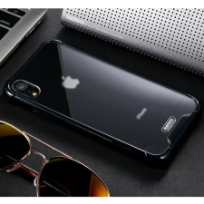 REMAX RM-1667 iPhone XS Max (6,5&quot;) fekete szilikon keretes hátlap tok tok és táska