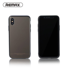 REMAX Telefontok, iPhone X / XS hátlaptok, barna, Remax RM-1653 tok és táska