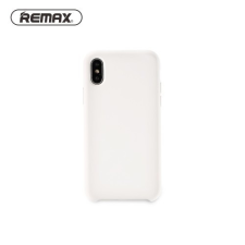 REMAX Telefontok, iPhone X / XS szilikon tok, hátlaptok, matt, fehér, Remax RM-1613 tok és táska
