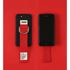 REMAX Telefontok, iPhone X / XS szilikon tok, hátlaptok, szíjjal, fekete, Remax RM-1643 tok és táska