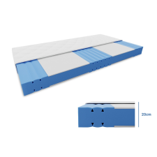 REMIA hab matrac 20 cm 80 x 200 cm Matracvédő: Matracvédő nélkül ágy és ágykellék