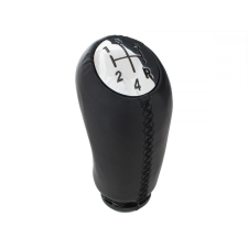  Renault Kangoo II 2008- sebességváltó gomb 5 SEBESSÉGES FEKETE BŐR + KRÓM váltógomb