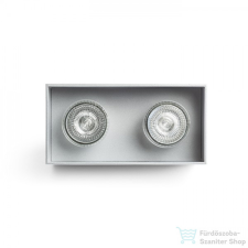 Rendl AGATE II mennyezeti lámpa szálcsiszolt alumínium 230V GU10 2x35W R12738 világítás