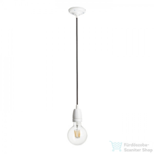Rendl FABIO függesztő készlet fekete porcelán 230V E27 42W R10618 villanyszerelés