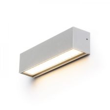 Rendl Light CAMARGUE fali lámpa ezüstszürke szatén üveg 230V LED 6W IP65 3000K kültéri világítás