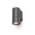 Rendl Light MIZZI NEW I fali lámpa ezüstszürke 230V GU10 35W IP65