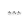 Rendl SHARM SQ III süllyesztett lámpa fehér króm 230V LED 3x10W 24° 3000K