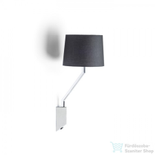Rendl SHARP fali lámpa fekete króm 230V E27 42W R12481 világítás