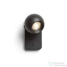Rendl SIENA fali lámpa fekete 230V GU10 50W R13762 világítás