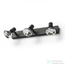 Rendl TRICA III fali lámpa fekete 230V GU10 3x25W R13376 világítás
