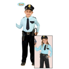  Rendőr járőr halloween farsangi jelmez szett - gyerek (méret: XL) jelmez