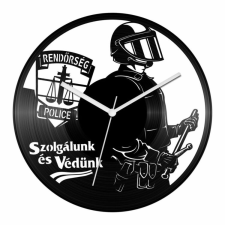  Rendőrség bakelit óra falióra