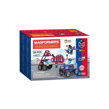 Rendőrségi és sürgősségi szett, 26 db-os - Magformers Amazing barkácsolás, építés