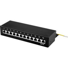 Renkforce 12 portos hálózati patchbox renkforce CAT 6 1 U egyéb hálózati eszköz