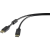Renkforce DisplayPort kábel [1x DisplayPort dugó - 1x DisplayPort dugó] 0,5 m fekete 3840 x 2160 pixel renkforce