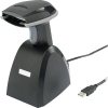 Renkforce LS6300BU USB-Kit Vonalkód olvasó Bluetooth® 1D Lézer Fekete Kézi szkenner Bluetooth, USB (LS6300BU)