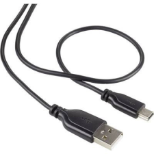 Renkforce SuperSoft csatlakozó kábel A/Mini-B fekete 1 m kábel és adapter