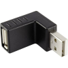 Renkforce USB könyök adapter [dugó A - USB 2.0 aljzat A] 90°-ban felfelé hajlított Renkforce 29212C30 (RF-4131441)