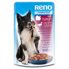  Reno Alutasakos teljes értékű kutyaeledel pulykával és kacsával 100 g kutyaeledel