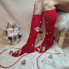  RÉNSZARVASOS-TÉLAPÓS térdzokni 35-38