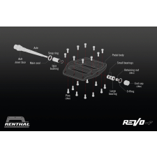 RENTHAL CYCLE revo pds04 végzáró fedél kerékpár és kerékpáros felszerelés