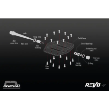 RENTHAL CYCLE revo pds04 végzáró fedél kerékpár és kerékpáros felszerelés