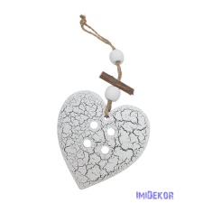  Repedezett akasztós szív dekorációs kellék