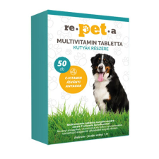  Repeta multivitamin tabletta kutyák részére 50 db vitamin, táplálékkiegészítő kutyáknak