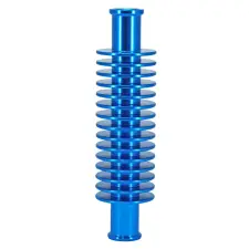 Replay alumínium hűtőcső kék, hengeres (133x35mm, 17mm tömlőhöz) REPLAY Motor alkatrészek Olajhűtők egyéb motorkerékpár alkatrész