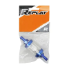 Replay Üzemanyagszűrő, hengeres, alumínium, átlátszó-kék, 6 mm (darabonként) REPLAY Motor alkatrészek Üzemanyagcsapok, csövek