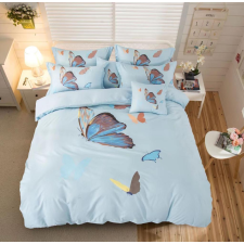  REPÜLŐ PILLANGÓ kék pamut ágyneműhuzat lakástextília