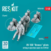  ResKit Models OV-10D Bronco pilots sitting in ejection seats for ICM kit (2 pcs) (3D Printed) 1:48 (